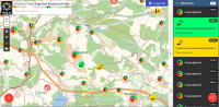Interaktywna mapa dotycząca zagrożenia bezpieczeństwa na terenie Jaworzna