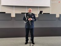 Komendant Wojewódzki Policji przemawia