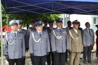 Święto Policji w Jaworznie 2021 policjanci w mundurach zdjęcie grupowe